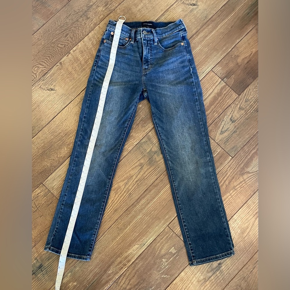 Lucky Brand Women’s Zoe Straight Blue Jeans